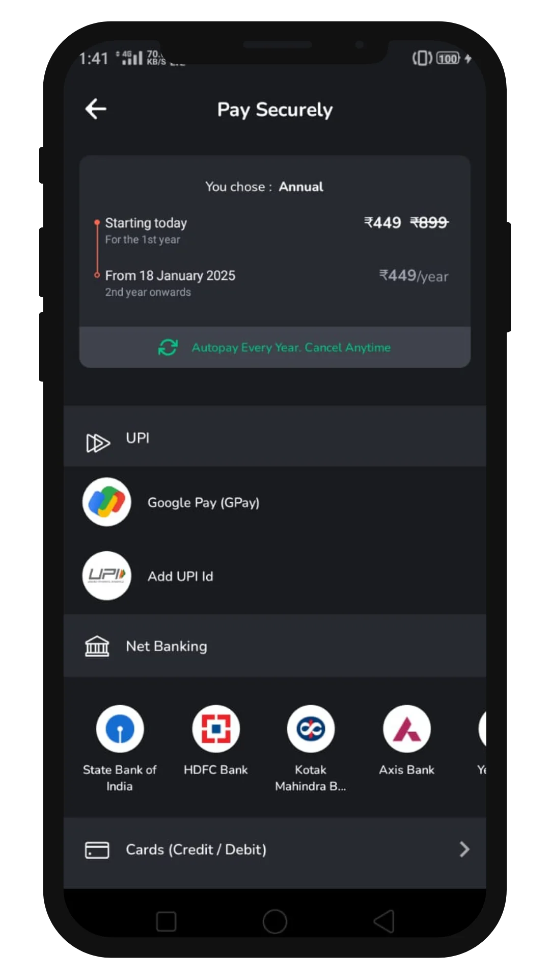 kuku fm payments method
