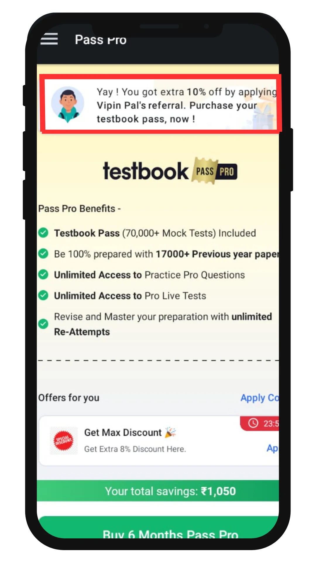 testbook coupon code today